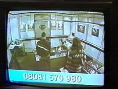 CCTV footage of the Coronation St robbery
