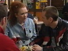 Jennie McAlpine, Alan Halsall and Andy Whyment